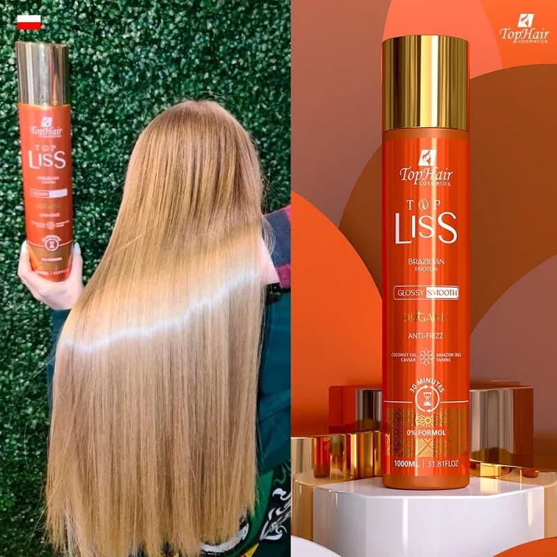 Essai réel du lissage professionnel Lissage Au Top sur les cheveux