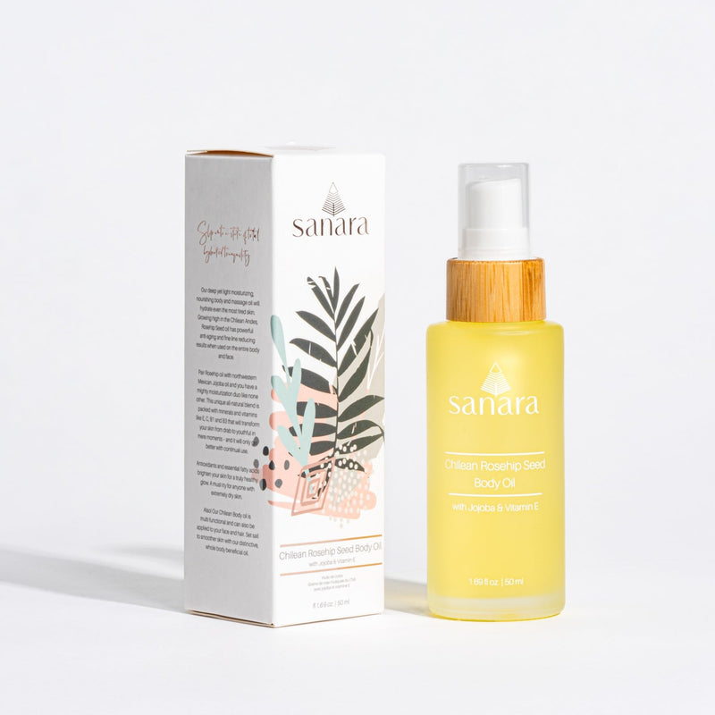 Sanara Skincare - Chilean Rosehip Seed Moisturizing Body Oil