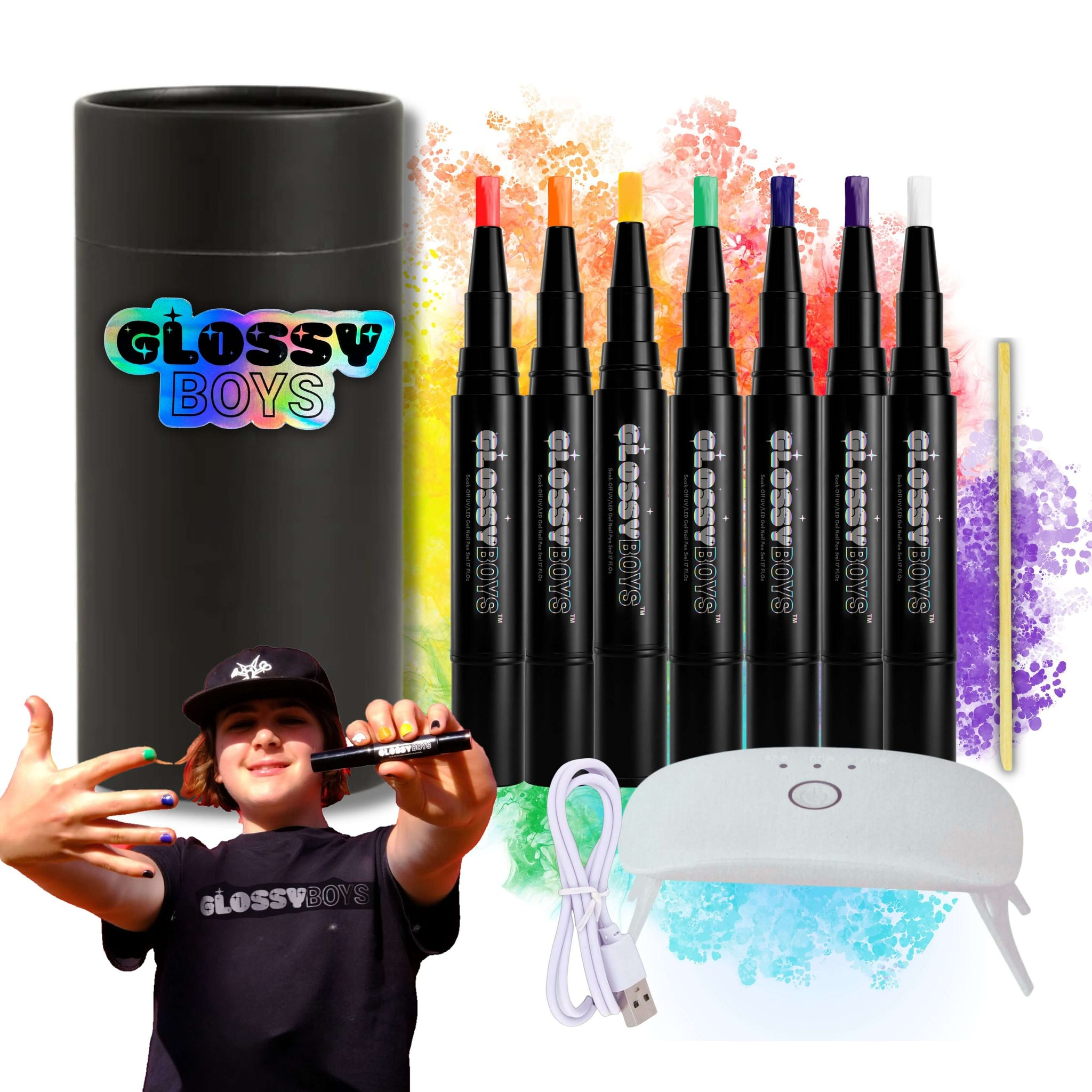 Step 1: Gather Your Glossy Boys Nail Kit