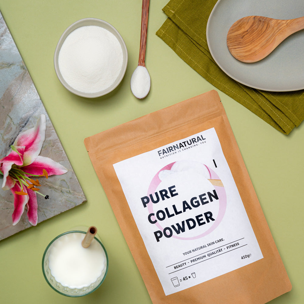 Die verschiedenen Arten von Kollagen im Fairnatural Produkt