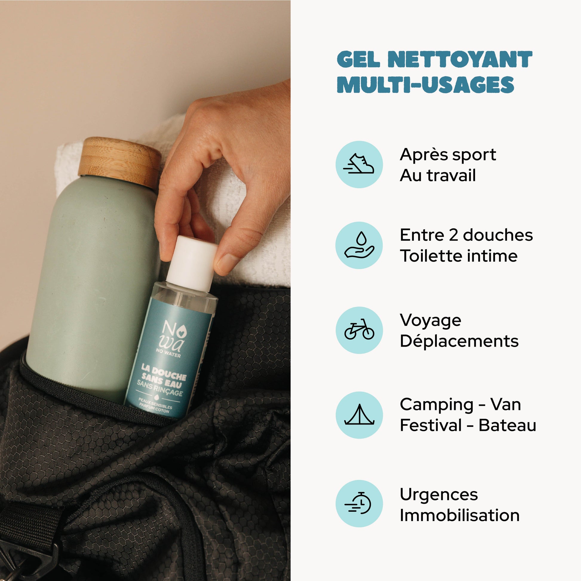 Nowa No Water Multi-Usages