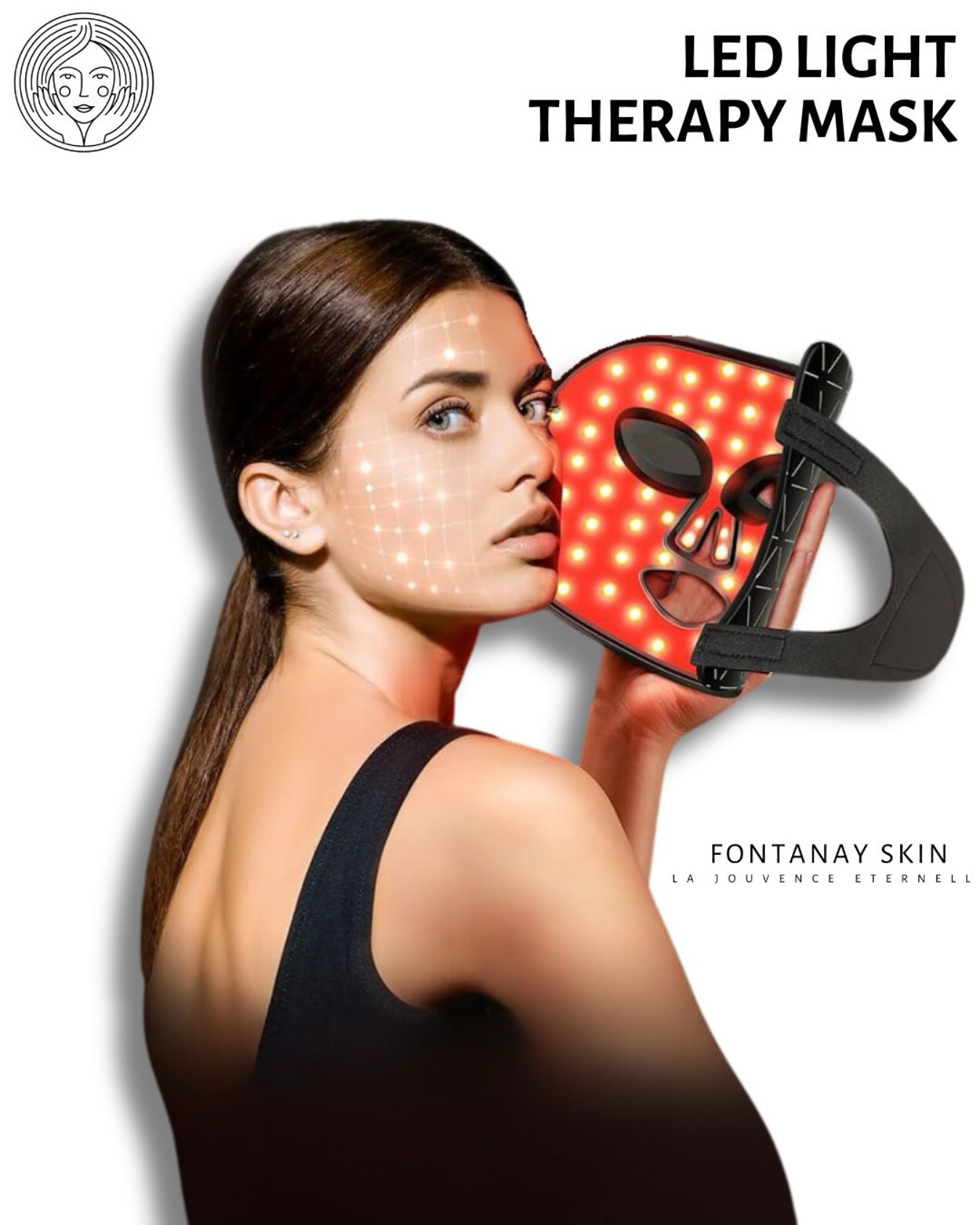 Masque LED anti-âge FontanaySkin Pro - Visage